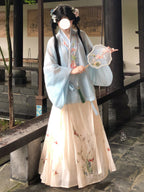 大码夏季汉服套装 | 刺绣马面裙 S-4XL