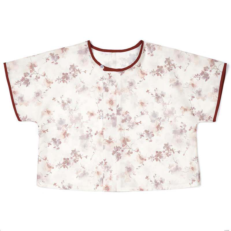 加大码唐风汉服套装带口袋 - 显瘦夏季连衣裙
