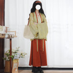 Liulan Plus Size Wei-Jin Hanfu | Shimmering 8-Panel Ba-po Skirt