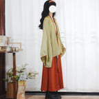 Liulan Plus Size Wei-Jin Hanfu | Shimmering 8-Panel Ba-po Skirt