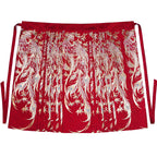 Red Plus Size Wedding Hanfu Set - Cloud Shoulder & Zhuanghua Skirt