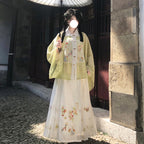 Xiaying Ming Dynasty Hanfu Set | Plus Size Embroidered Mamian