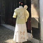 Xiaying Ming Dynasty Hanfu Set | Plus Size Embroidered Mamian