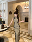 Retro Hong Kong Style Qipao | Lace Patchwork Niche Design Cheongsam